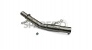 Fit For Royal Enfield Bear 650 AEW Exhaust Silencer Silver With Mid Pipe and Cat - SPAREZO